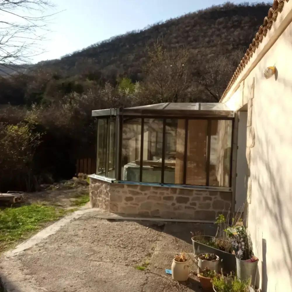 Pose de véranda au Bosc